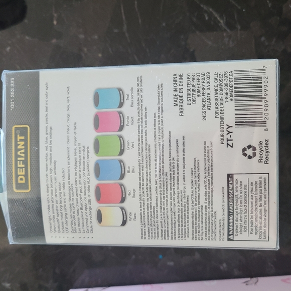 multi-colour light speaker. Bluetooth speaker - Picture 6 of 8